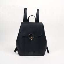 Load image into Gallery viewer, Black Corneli Leather Backpack from Cocoona