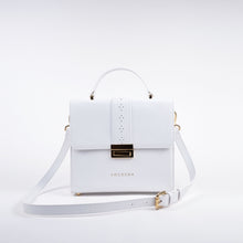 Load image into Gallery viewer, Ceci Top Handle Bag in White