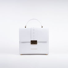 Load image into Gallery viewer, Ceci Top Handle Bag in White